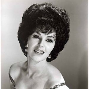 Wanda Jackson smiles for a  head shot early in her career.