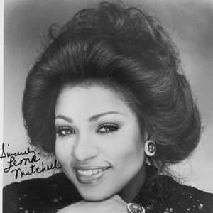 Autographed photo of Leona Mitchell, who attended Oklahoma City University before singing 18 seasons with the Metropolitan Opera in New York.