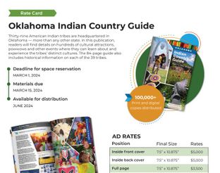 Indian Country Guide Rate Card