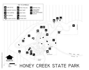 View Honey Creek Area Park Map