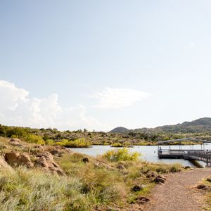 Enjoy scenic views during a First Day Hike at Great Plains State Park in Mountain Park.