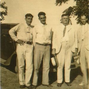 Albert Brumley (right), E.M. Bartlett & Friends in the 1930's