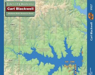View Lake Carl Blackwell Map