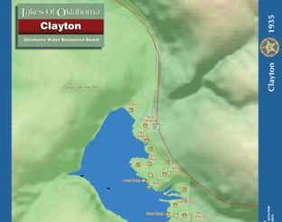 View Clayton Lake Map