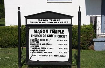 Tulsa's Mason Temple Church of God in Christ, the church where Charlie, Ronnie and Robert Wilson attended and sang in the church choir growing up. 

1813 N. Madison
Tulsa, OK

No release needed