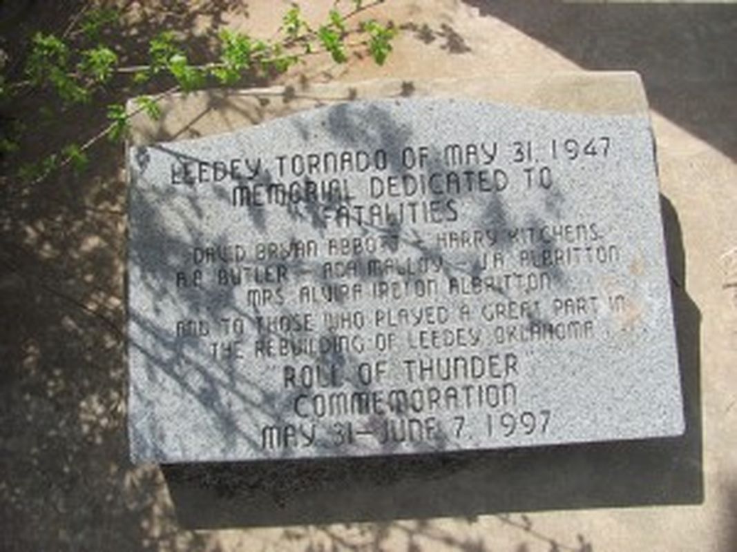 Leedey Tornado Monument Oklahoma's Official Travel