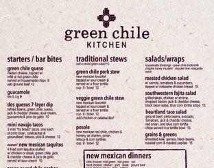 View Green Chile Kitchen Route 66 Full Menu