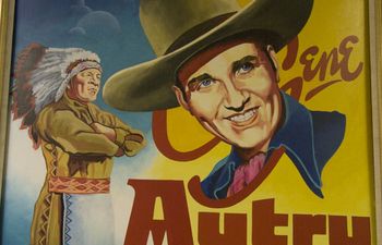Posters like this one greet visitors to the Gene Autry Oklahoma Museum.