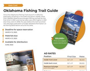 Fishing Trail Guide Rate Card