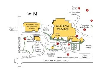 Gilcrease Museum Garden Map