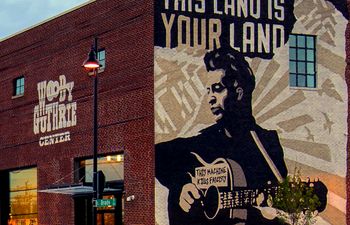 The Woody Guthrie Center located at 102 E. Brady St. in Tulsa, Oklahoma