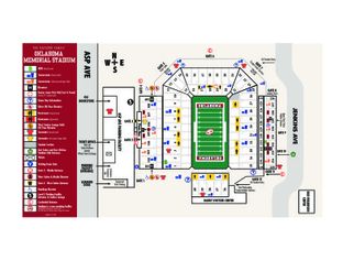 View Oklahoma Memorial Stadium Map