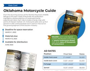Motorcycle Guide Rate Card