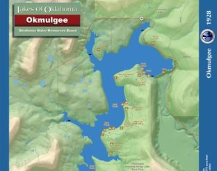 View Okmulgee Lake Map