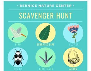 Bernice Nature Center Scavenger Hunt