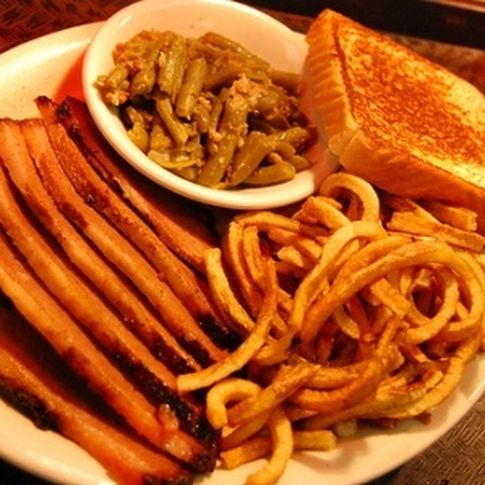 Feast on sliced brisket and chopped barbecue at Van's Pig Stand in Shawnee.
