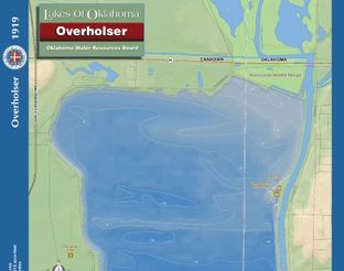 View Lake Overholser Map