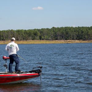 Try your hand at reeling in bass, catfish, perch, crappie and sunfish at McGee Creek State Park. Photo by Lori Duckworth/Oklahoma Tourism.