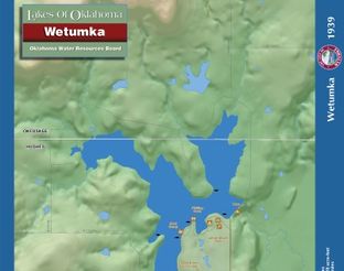 View Wetumka Lake Map