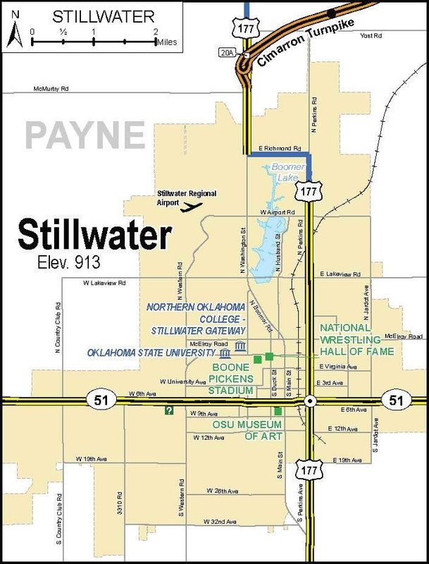Stillwater Map