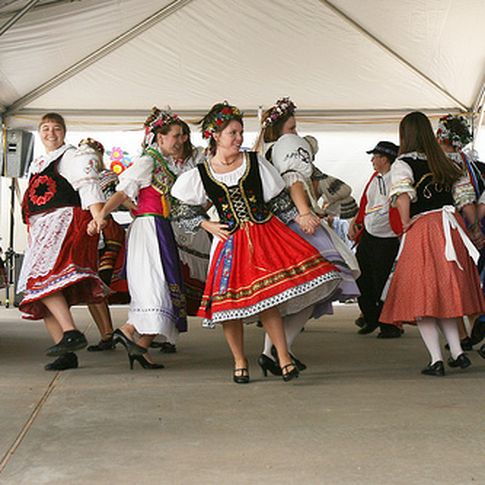 Traditional dance performances celebrate Czech heritage during the annual Oklahoma Czech Festival in Yukon.