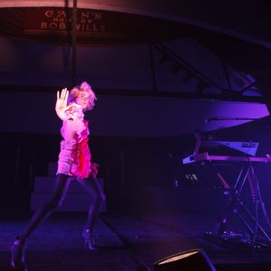 St. Vincent plays to a packed audience at Cain's Ballroom in 2012.
