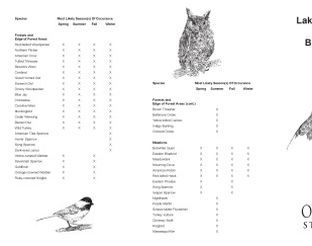 View Lake Thunderbird Birding Guide