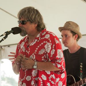 Tom Skinner with John Fullbright in 2009 at The Grape Ranch.