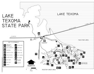 View Lake Texoma State Park Map