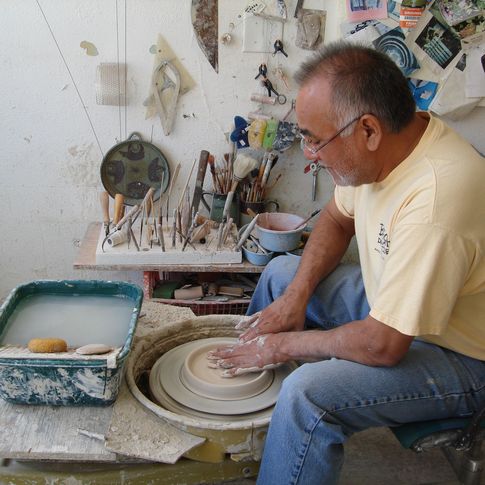 Mel Cornshucker&rsquo;s pottery on Brady Street