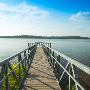 Break out your boat for a ride along the reservoir at McGee Creek State Park. Photo by Kim Baker.