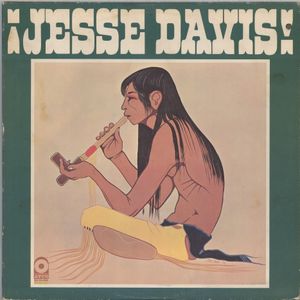 This album cover art for Jesse Ed Davis embraces his Native American heritage.
