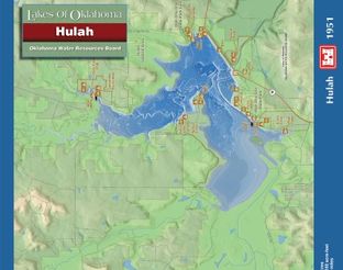 View Hulah Lake Map