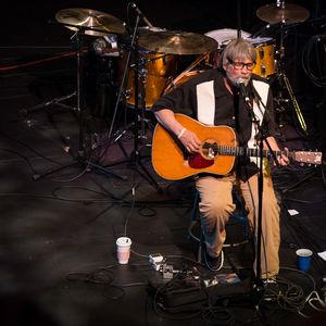 Tom Skinner opening for John Fullbright's 2014 CD release show at Mitchell Hall in Edmond.