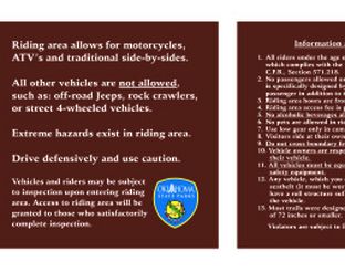 LMSP ATV Riding Area Regulations
