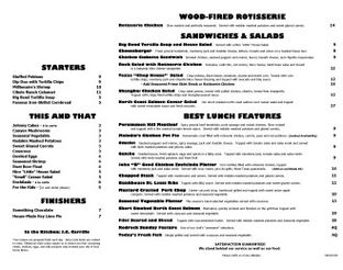 View Red Rock Canyon Grill Brunch Menu