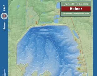 View Lake Hefner Map