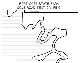 Reservation Map for Cove Road Tent Area