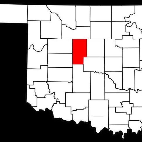 Blaine County in northwest Oklahoma.
