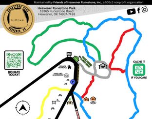 View Heavener Runestone Park map