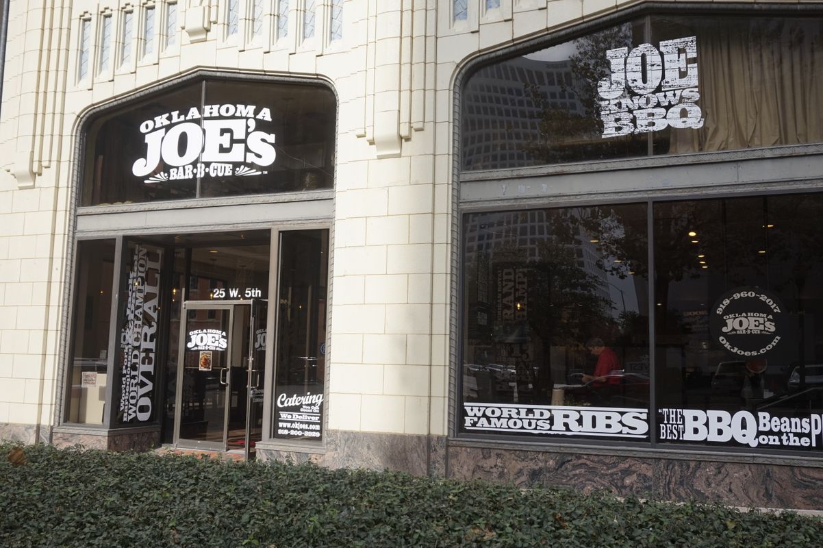 Oklahoma shop joe's menu
