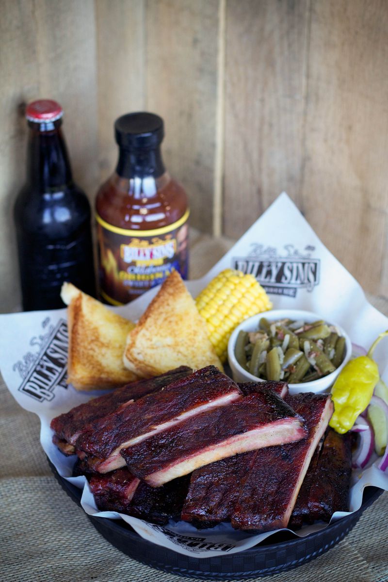Billy sims store bbq menu