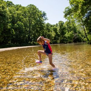 Make a splash at Disney Area at Grand Lake State Park. Photo by Lori Duckworth/Oklahoma Tourism.