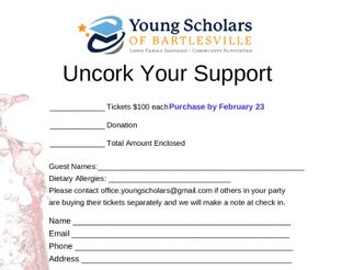 View Uncork Your Support Invitation