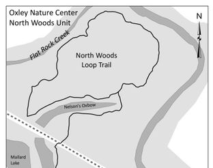 View North Woods Trail Map