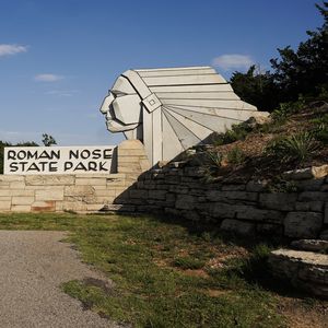 Unwind in Northwest Oklahoma at Roman Nose State Park, named after the late Cheyenne Chief Henry Caruthers Roman Nose.
