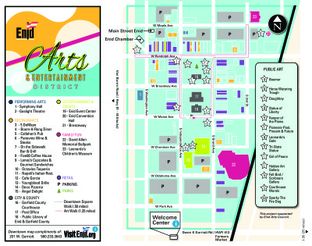 Enid Arts & Entertainment District Map