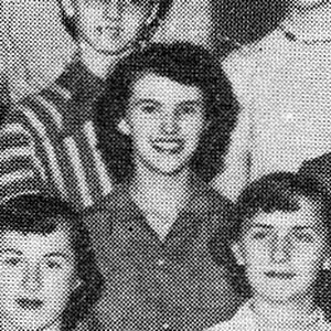 Wanda Jackson (center) in Student Council yearbook photo 1954.