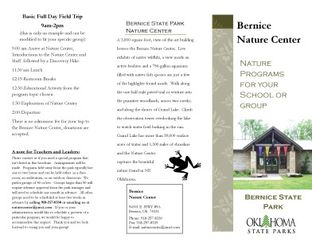 View Bernice Nature Programs