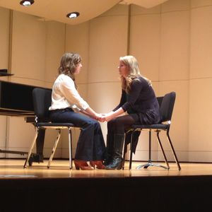 Kelli O'Hara shares her knowledge with students in a master class held at Oklahoma City University in November 2013